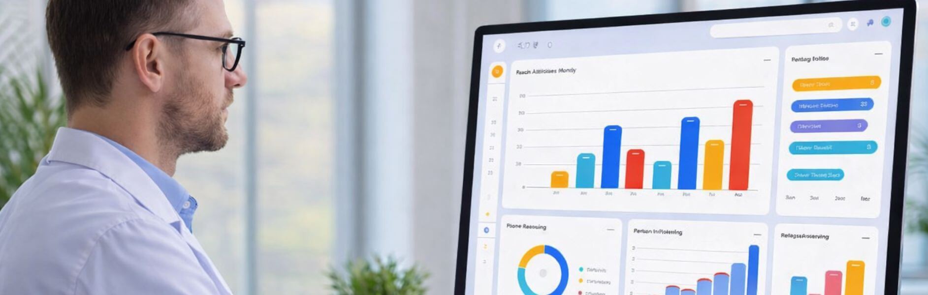 Doctor analyzing DCP Data