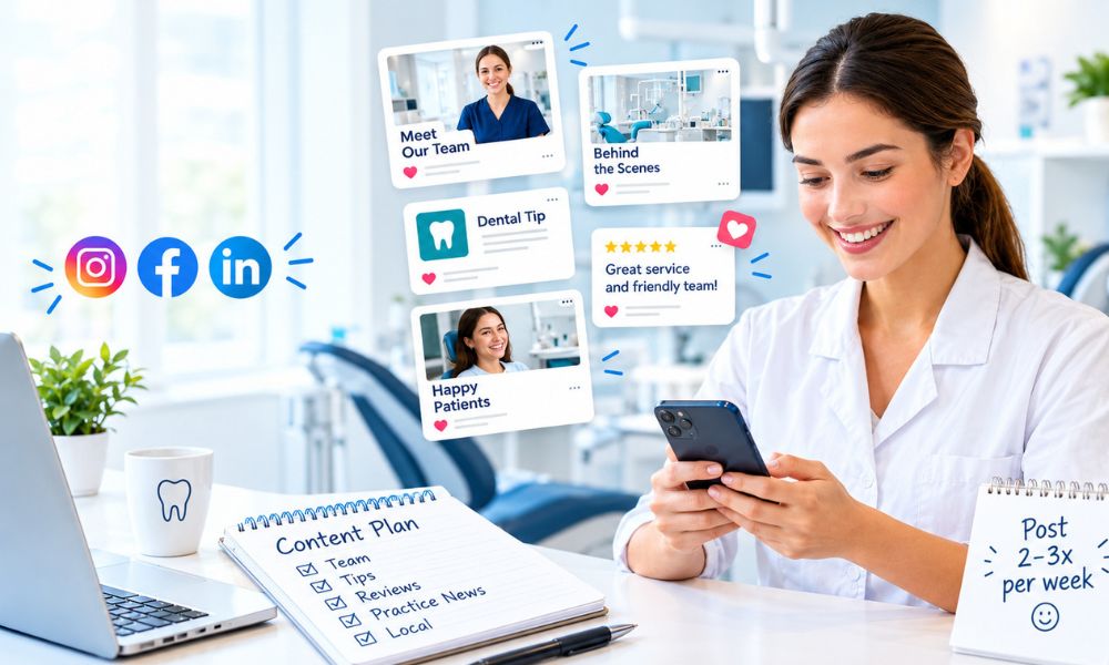 Social media marketing ideas for dental practices by QualiConvert